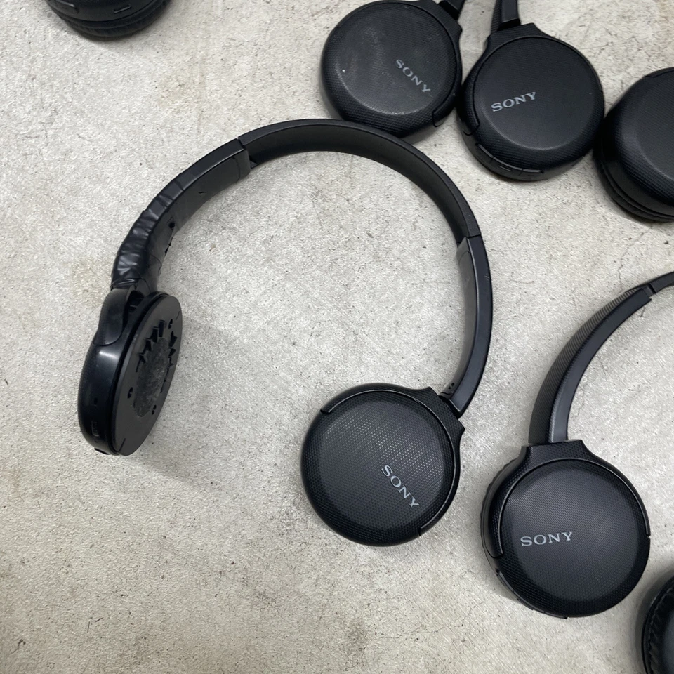 *TAL CUAL* Lote 8 auriculares inalámbricos Sony WH-CH510 negros/azules con cancelación de ruido Foto 2 de 4