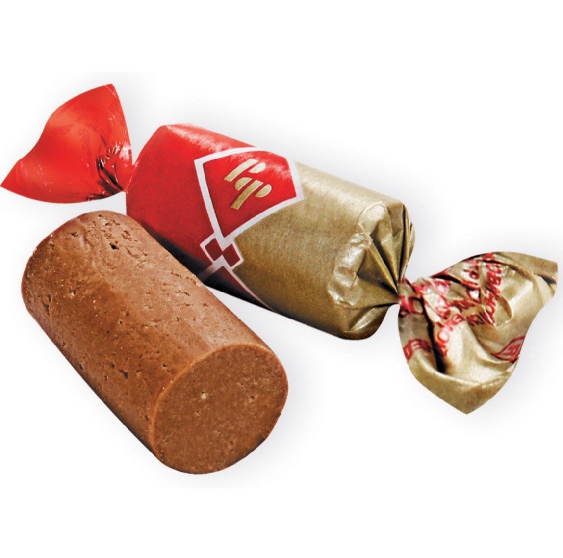 Caramelo bombón tradicional ruso Batonchik rojo frontal 1 lb - VENTA descuento -
