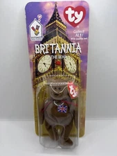 Britannia The Bear-1999 McDonalds Ty Beanie Baby with Rare Error 1993, OakBrook