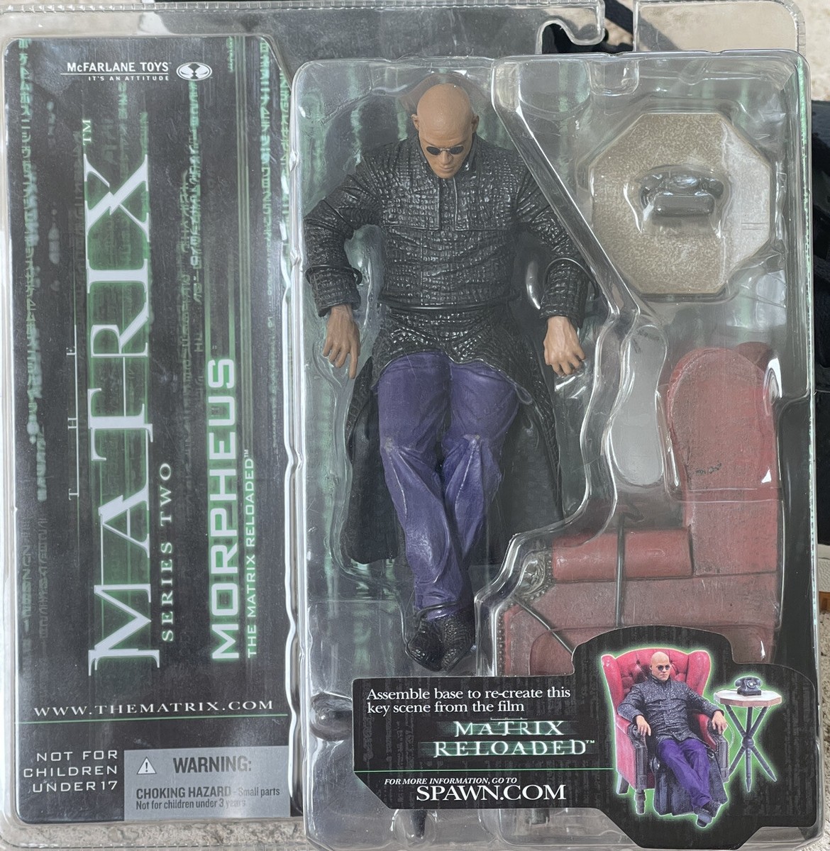 Morpheus Chair The Matrix Reloaded 2003 Series Two McFarlane