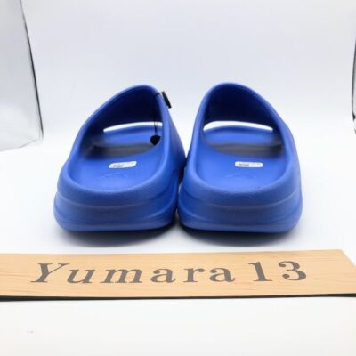 adidas Yeezy Slide Azure Cobalt Royal Blue ID4133 Men's Size | eBay