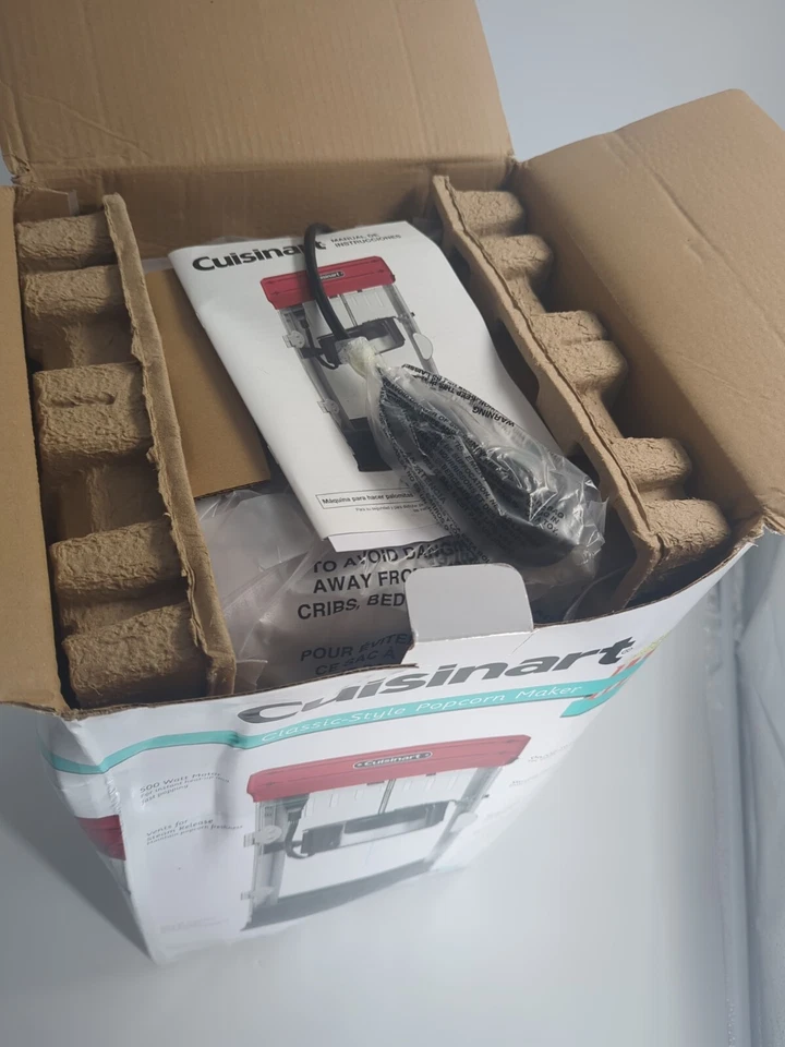 Cuisinart Electric Popcorn Maker CPM-28 10 Cup Carnival Style - Image 3 of 4