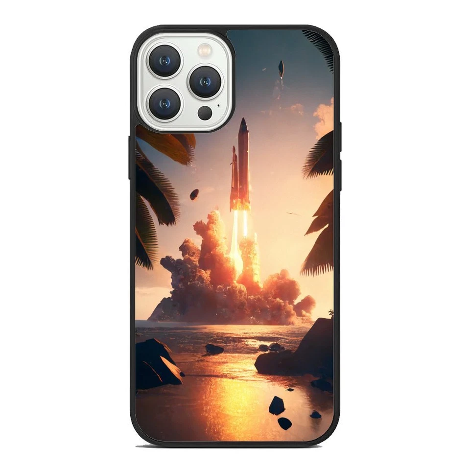 Capa anti-queda foguete desenho animado engraçado Pro Max mini para iPhone 11 12 13 14 15 - Imagem 4 de 4