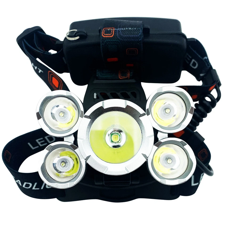 2300LM T6 + XPE LED Headlamp Rechargeable Head Light Flashlight Torch Lamp USA - Image 4 of 4