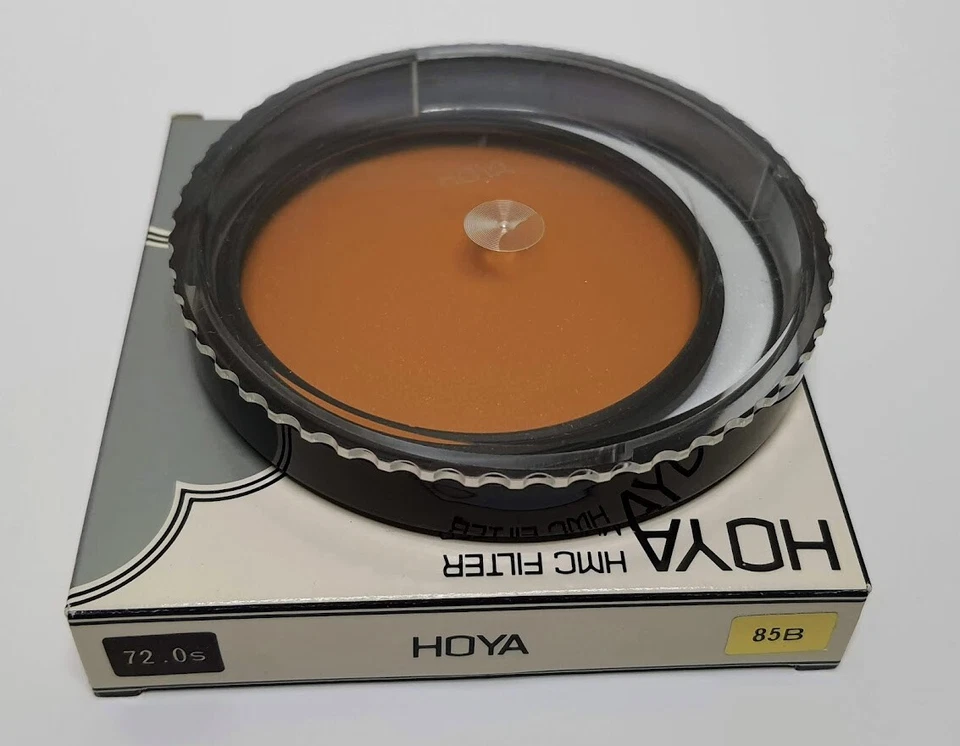 72mm Hoya HMC Multi-Coated 85B 85-B 85 B Color Conversion Glass Lens Filter H MC - Image 3 of 4