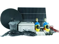 Solar Light Dep Controller w/ Solar Panel and 24v Battery