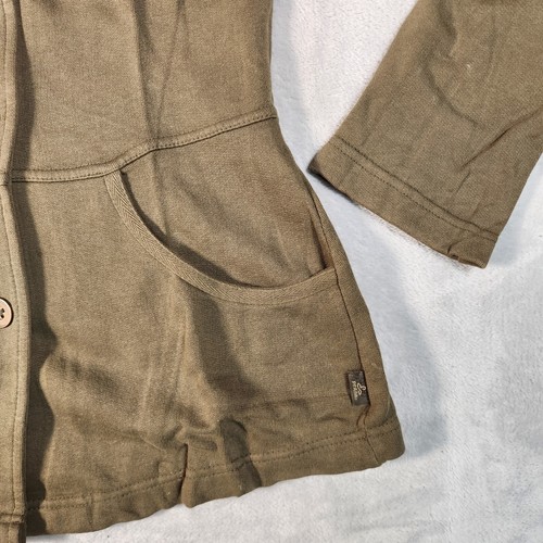 prAna Jacket Womens Small Green Military Safari Hiking Coat Gorpcore - Picture 2 of 15