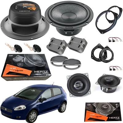 Kit 6 Casse Altoparlanti Hertz CK 165 + CX100 Linea Cento per Fiat Grande Punto