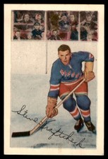 1952-53 PARKHURST STEVE KRAFTCHECK NEW YORK RANGERS #23 EX+ CREASES CORNERS