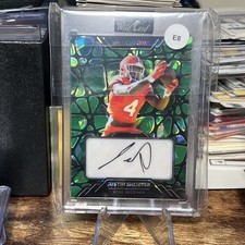 2023 Wild Card Wildchrome  Justin Shorter Auto   1/6 Rookie. rookie card picture