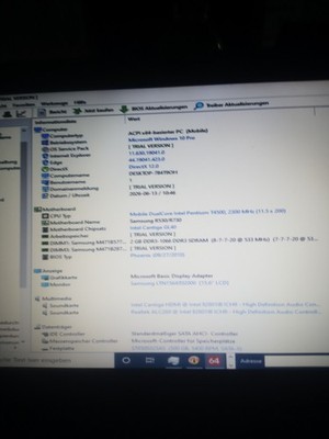 Samsung NP-R530 Laptop Dual Core T4500 500GB HDD, 3GB RAM Ohne Netzteil 