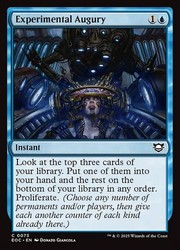 Experimental Augury 73 Commander: Edge of Eternities