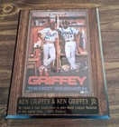 ⭐Ken Griffey Jr. & Sr. PSA/DNA Autographed Poster - Framed!⭐