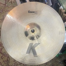 K ZILDJIAN 21  CRASH RIDE BRILLIANT CYMBAL Excellent Used VINTAGE BB Serial 2022