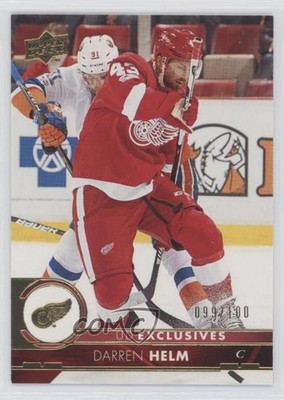 2017-18 Upper Deck Exclusives 99/100 Darren Helm #71 t3w