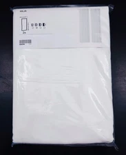 Ikea HILJA Curtains 2 Panels (1 pair) LONG 57" x 118" White - NEW