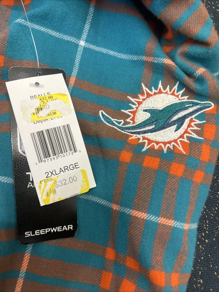 Pantalones de pijama para hombre NFL Miami Dolphins 2Xl Foto 2 de 4