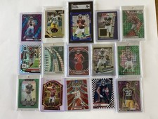 🚨HUGE FOOTBALL CARD LOT🚨 All Liquid Cards 🔥 Rookies, Patches, Slabs, AND MORE