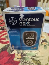 Contour Next Blood Glucose Monitoring System- 1 complete kit open box never used
