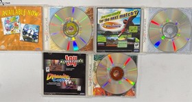 5 Dreamcast Games Lot - CIB, Complete - Virtual Striker 2, Wacky Races, VF3