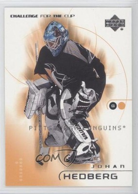 2001-02 Upper Deck Challenge for the Cup Johan Hedberg #69 0b4