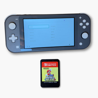Nintendo Switch Lite Konsole + Mario Bros Deluxe Spiel   Versand am selben Tag  