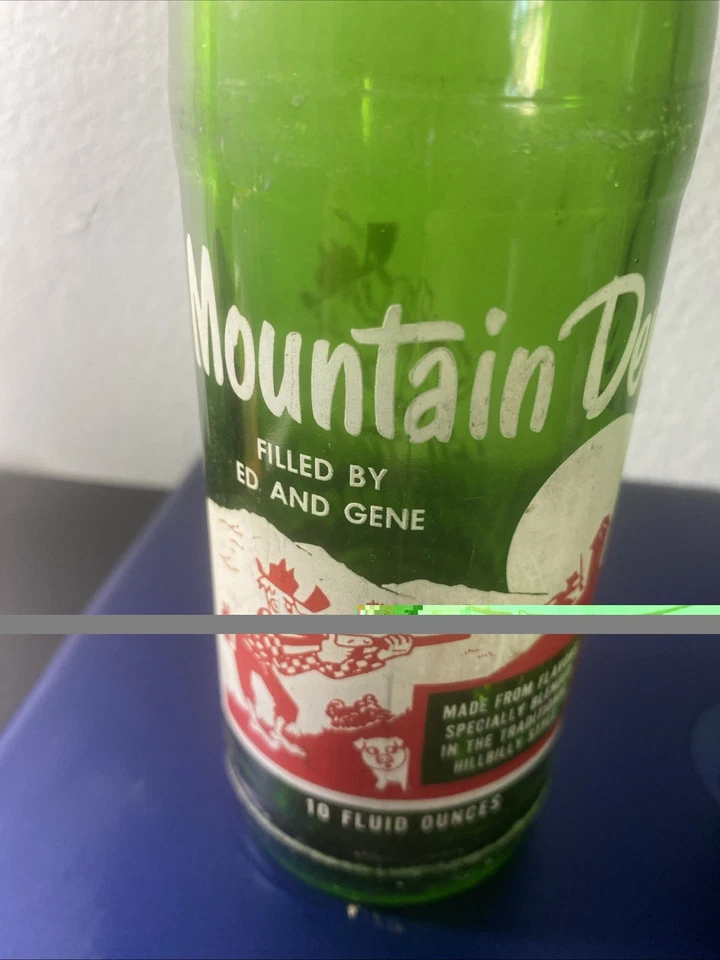 Mountain Dew винтажная бутылка коллекционное издание и Gene 3 упаковки - Изображение 2 из 4