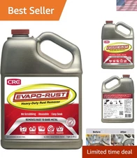 Super Safe 128 oz. Rust Remover - Water-Based & Versatile for Metal Restoration