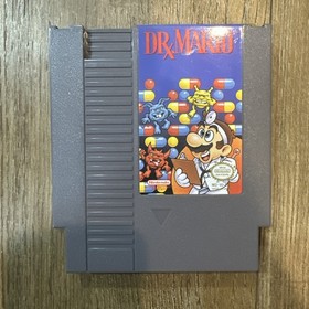 NES Complete In Box & Manual & Cartridge CIB - Dr Mario Game