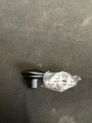 Top Knobs 1-3/8  Oval Knob. Flat Black. TK3051BLK @52