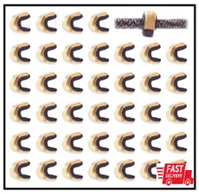 Bow String Nock Points - 40 Packs Arrows Bowstring Nocking Point Set Archery Acc
