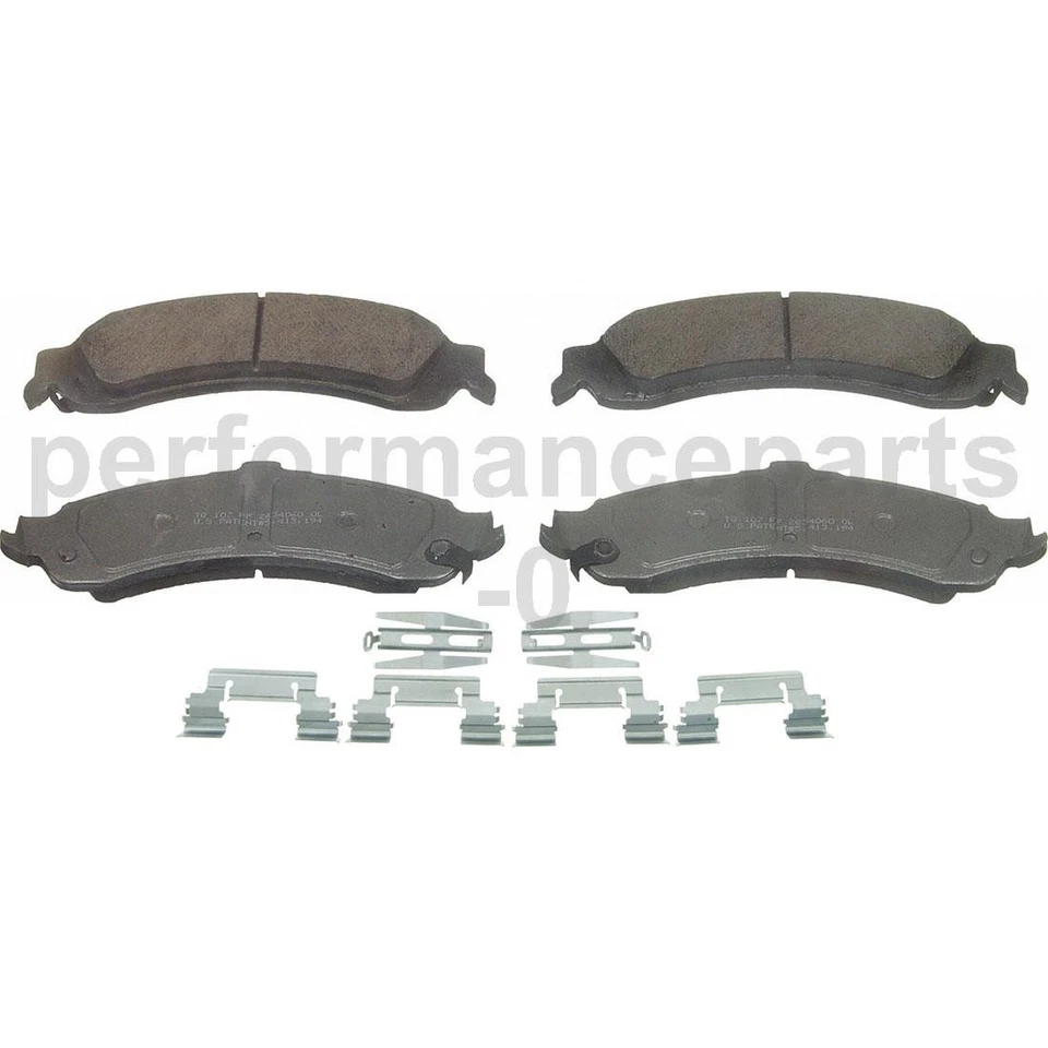 Rear Disc Brake Pad Set Disc Brake Rotor for Chevrolet Suburban 1500 2000-2003 - Image 3 of 4