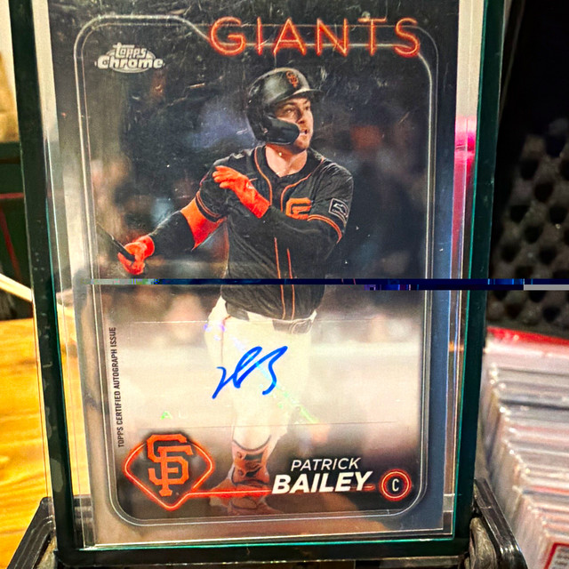 Topps 2024 Chrome Update Autographs Patrick Bailey Refractor /499 #AC-PB