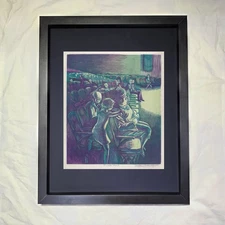 Dayton Brandfield "Front Row" CUSTOM FRAMED Art