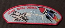 Ozark Trails Council Scout Patch BSA JSP 2005 National Jamboree Plane Rocket Air