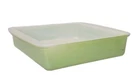 VTG PYREX 222 Lime Green 8x8 Square Brownie or Cake Baking Dish