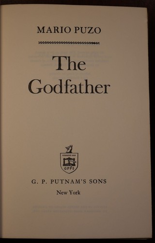 Mario Puzo / The Godfather 1st Edition 1969 - Picture 4 of 5