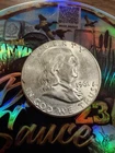 1961 Franklin Half Dollar AU 90% Silver