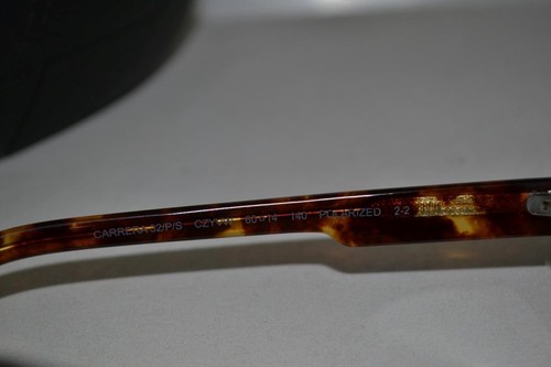 Authentique Carrera Lunettes de Soleil 32/P/S VERT Havane Polarisé 60-14-140 - - Photo 5 sur 8