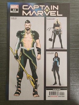 Captain Marvel #22 (2020) 2nd Print Lee Garbett Variant | The New World Pt 1 | N