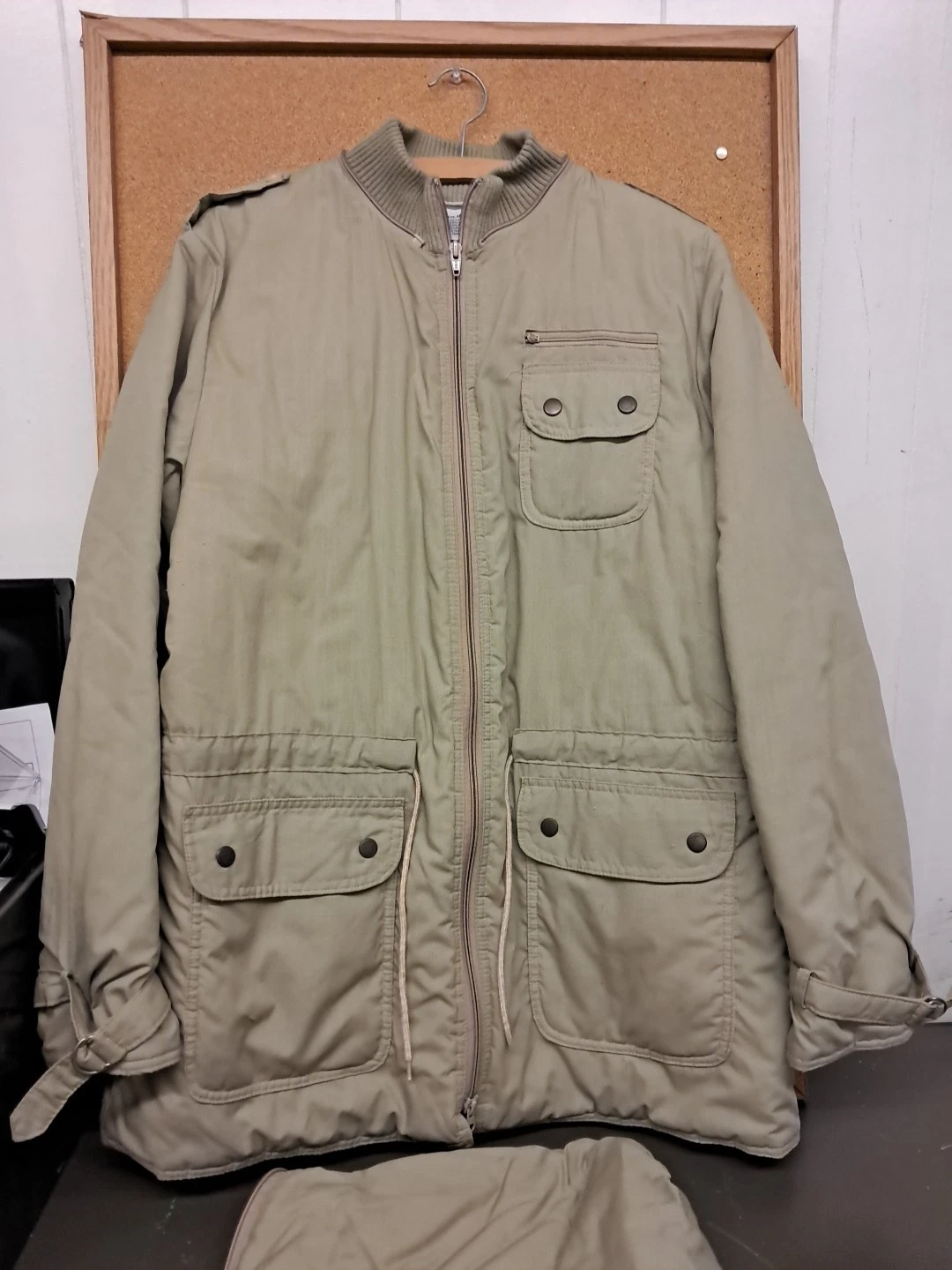 Unbranded Khaki Utility Coat Lined With Hood
Opens in a new window or tab