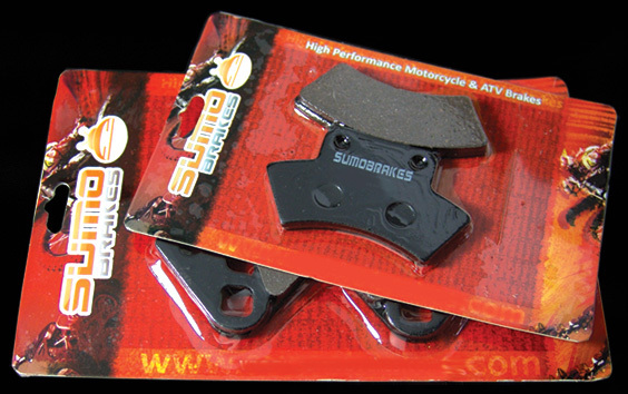 Cyleto Front and Rear Brake Pads for POLARIS 500 Big Boss 6 x 6 1998 1999 Scrambler Sportsman Xplorer 500 4x4 1996 1997 1998 1999