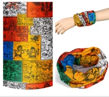 Buddhist Tibetan Prayer Flag Bandana Mask Neck Gaiter