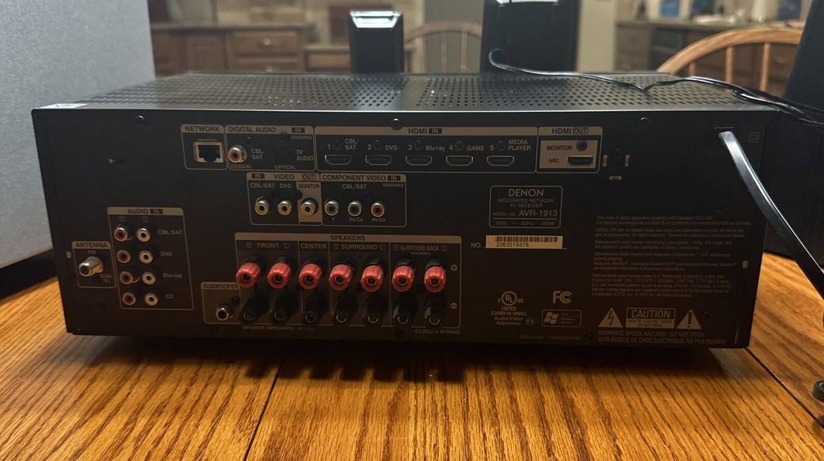 Denon AVR 1913 7.1 Channel 185 Watt Receiver for sale online | eBay