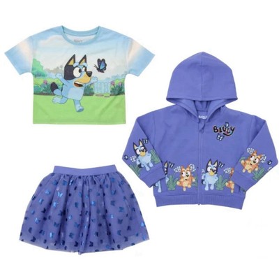 Bluey Ludo Studio Character Kids' 3-piece Tutu Set/ Choose Your Size
