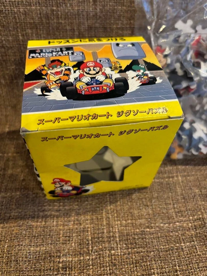 Super Mario Kart 252 Jigsaw Puzzle Sealed TAKARA 90s Nintendo Japan - Image 2 of 4
