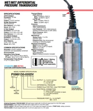 NEW OMEGA PX81 Wet Pressure Transducer Omegadyne [OF56]