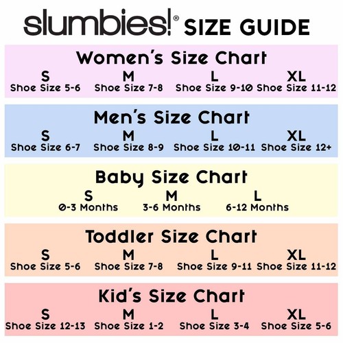 SLUMBIES - Sassy Slides Designs - Womens Soft Slippers Socks - Non-Slip Grip - Picture 3 of 40