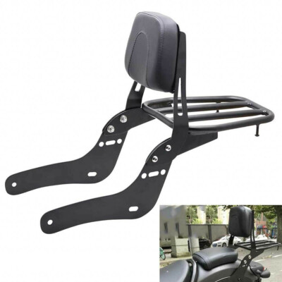 Sissy Bar Backrest With Pad & Luggage Rack For Honda Rebel 300/500 (CMX300/500) 2017-2020