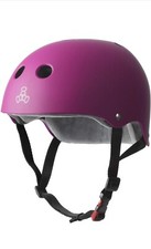 Triple Eight The Certified Sweatsaver Helmet for Skateboarding BMX/Skating Pink